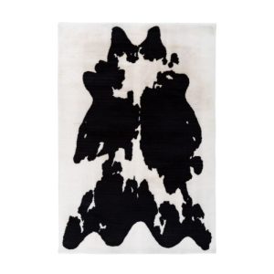 Hochflorteppich Rabbit Animal 500 schwarz/weiß Hochflorteppich Rabbit Animal 500 schwarz/weiß