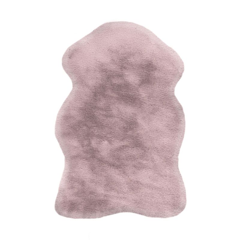 Hochflorteppich „Rabbit Sheepskin 200“, rosa