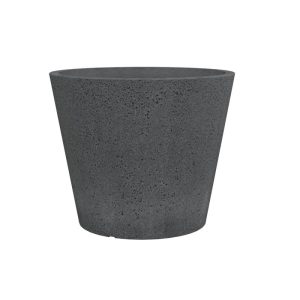 Scheurich Pflanzgefäß C-Cone BxHxT 28,5 x 24,3 x 28,5 cm Stony Black Scheurich Pflanzgefäß C-Cone BxHxT 28,5 x 24,3 x 28,5 cm Stony Black
