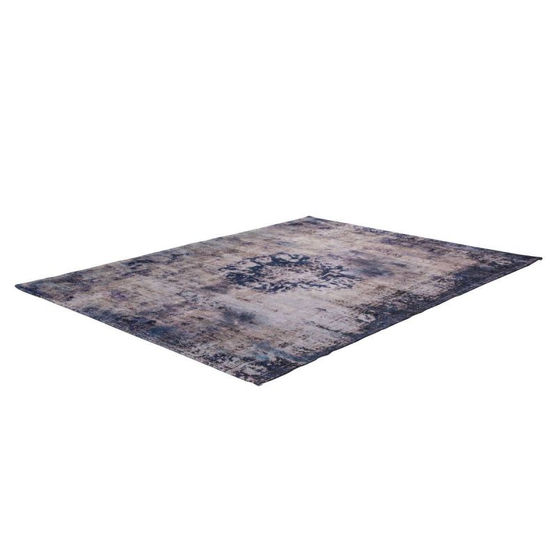Kurzflorteppich „Vintage 8403“, blau