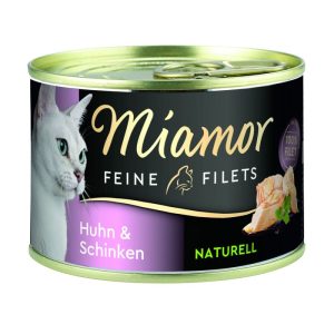 Miamor Dose Feine Filet Naturelle Huhn und Schinken 156g Miamor Dose Feine Filet Naturelle Huhn und Schinken 156g