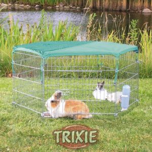 Trixie natura Freilauf Netz mit Sonnenschutz