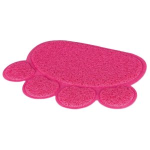 Trixie Toiletten Vorleger PVC Pfote pink 40×30cm Trixie Toiletten Vorleger PVC Pfote pink 40×30cm