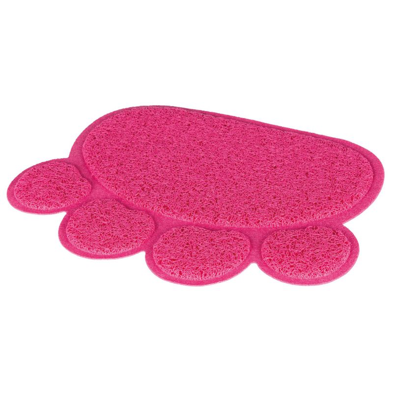 Trixie Toiletten Vorleger PVC Pfote pink 40×30cm