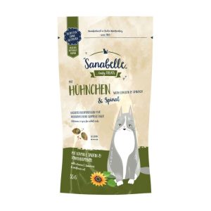 sanabelle Knusperkissen Huhn und Spinat 55g sanabelle Knusperkissen Huhn und Spinat 55g