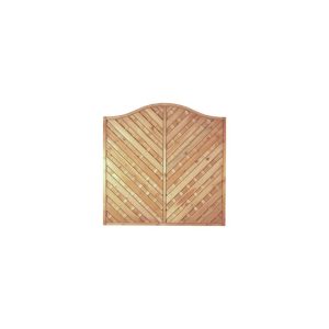 TETZNER & JENTZSCH Zaunserie „Maxi-Diagonal“, Krone, grün, 180 x 180/160 cm, Rahmen 45/45 mm TETZNER & JENTZSCH Zaunserie „Maxi-Diagonal“, Krone, grün, 180 x 180/160 cm, Rahmen 45/45 mm
