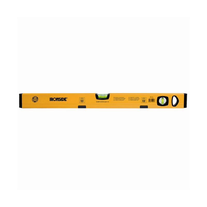 Ironside Wasserwaage mit 2 Libellen 100 cm magnetisch