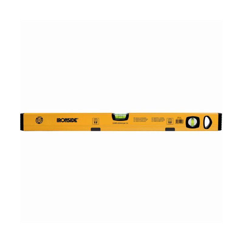 Ironside Wasserwaage mit 2 Libellen 60 cm magnetisch