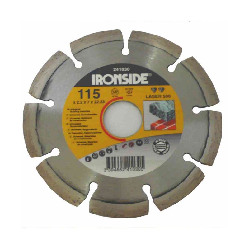 Ironside Diamanttrennscheibe Laser 500 115 mm