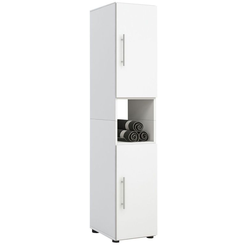 Hochschrank Flandu weiß