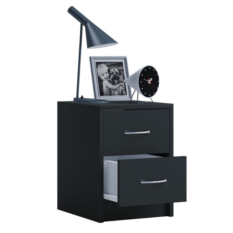 Nachttisch Boxal Mini weiß