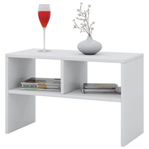 Beistelltisch Nachto weiß/Beton-Optik Beistelltisch Nachto weiß/Beton-Optik