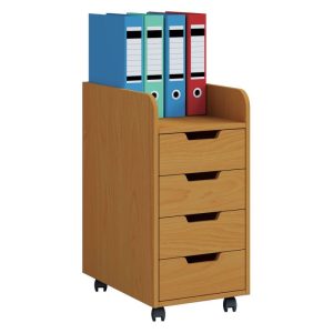 Rollcontainer Konal Mini Buche Rollcontainer Konal Mini Buche
