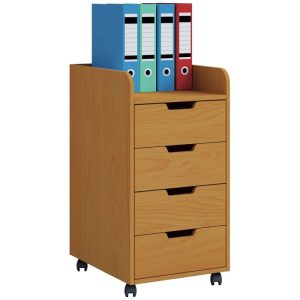 Rollcontainer Konal Maxi Buche Rollcontainer Konal Maxi Buche