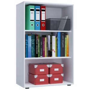 Büroregal Lona XL ohne Türen weiß Büroregal Lona XL ohne Türen weiß