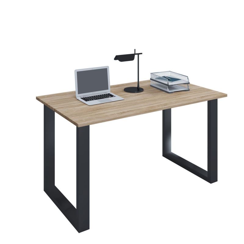 Schreibtisch Lona 80 x 50 cm U-Fußgestell Buche/schwarz