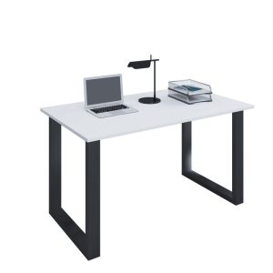 Schreibtisch Lona 110 x 50 cm U-Fußgestell Kern-Nussbaum Schreibtisch Lona 110 x 50 cm U-Fußgestell Kern-Nussbaum