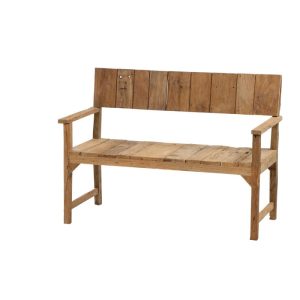 Bank „Loreo“ 2-Sitzer, 124x60x90 cm, Teakholz Bank „Loreo“ 2-Sitzer, 124x60x90 cm, Teakholz