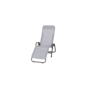 Kippliege Bito 139 x 72 x 118 cm 1-fach verstellbar anthrazit/grau