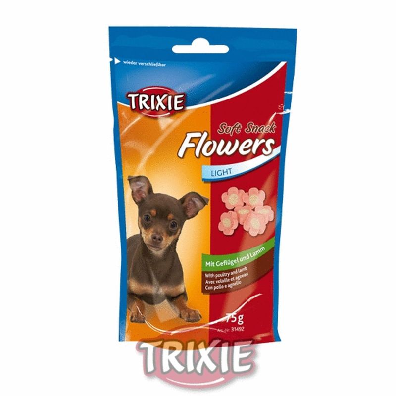 Trixie Soft Snack Flowers mit Geflügel und Lamm 75 g