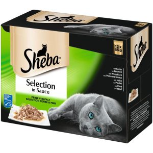 Sheba Portionsbeutel Feine Vielfalt in Sauce 12 x 85g im Multipack Sheba Portionsbeutel Feine Vielfalt in Sauce 12 x 85g im Multipack
