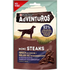 Adventuros Mini Steaks Hirsch 70g Adventuros Mini Steaks Hirsch 70g