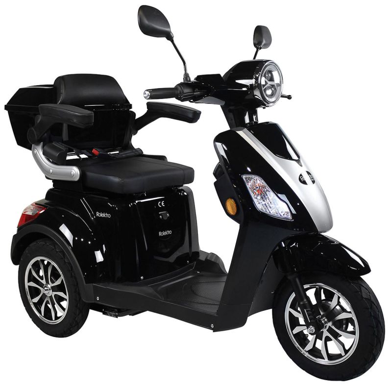 Rolektro E-Dreiradroller „25 V.2“ 1000 W, schwarz