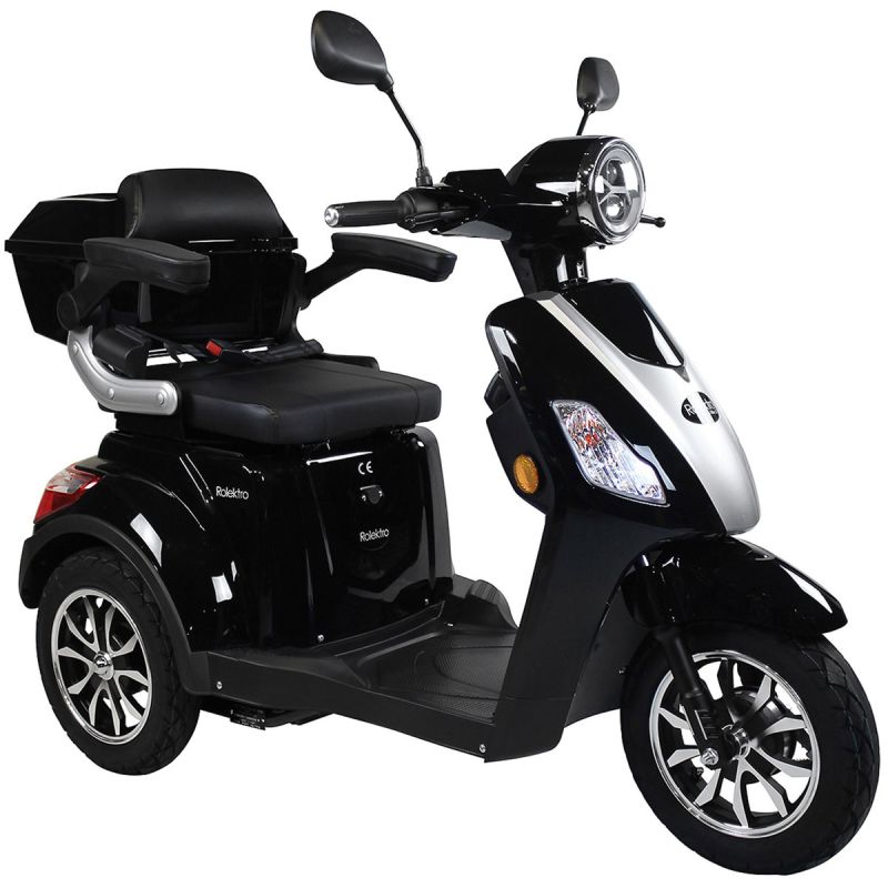 Rolektro E-Dreiradroller „25 V.3“ 1000 W, schwarz