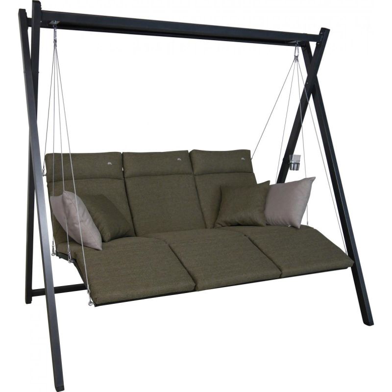 Angerer Freizeitmöbel GmbH Hollywoodschaukel „Relax Smart“, olive