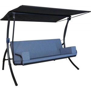 Angerer Freizeitmöbel GmbH Hollywoodschaukel „Elegance Tolar“, blau Angerer Freizeitmöbel GmbH Hollywoodschaukel „Elegance Tolar“, blau