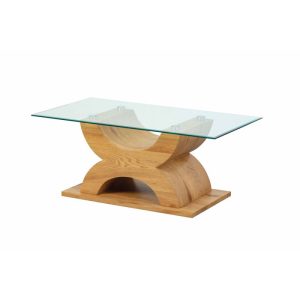 Inter Link Couchtisch „X-Type“, Wildeiche Nachbildung