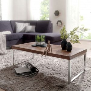Wohnling Couchtisch „Sheesham“, 120x60x40 cm Wohnling Couchtisch „Sheesham“, 120x60x40 cm