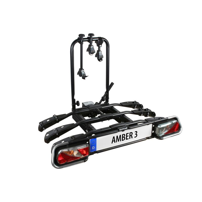 EUFAB Fahrrad-Kupplungsträger Amber III für 3 Fahrräder