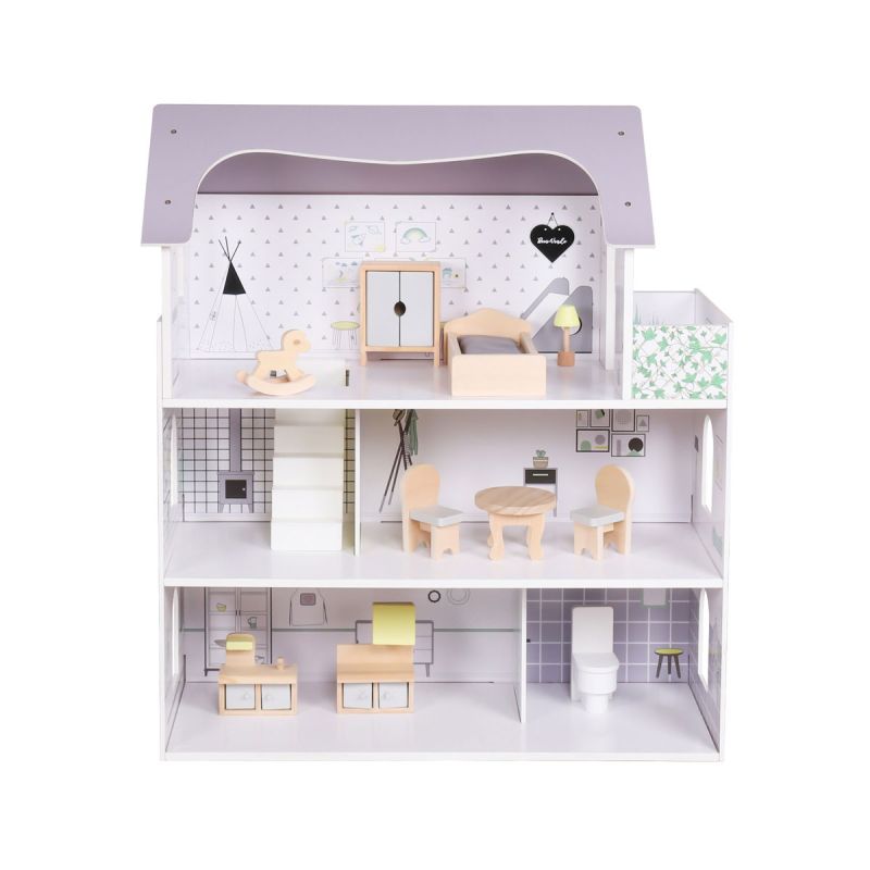 Coemo Puppenhaus „Anna“, 3 Etagen
