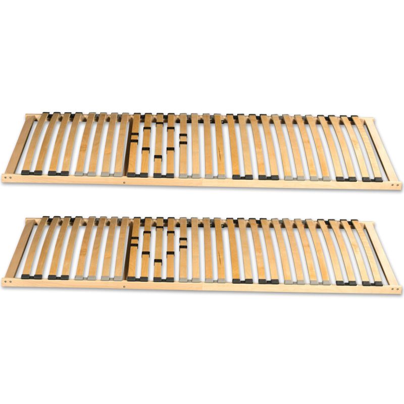 Coemo Partner-Set Lattenrost „Basic“, 100x200 cm