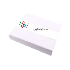 tiSsi Spannbetttuch „Universal“ 90×40 cm, rosa tiSsi Spannbetttuch „Universal“ 90×40 cm, rosa