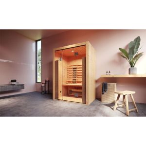 Weka Infrarotkabine „Hamina 2“, mit Glasfront