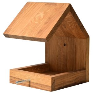 dobar Vogelfutterhaus Bauhaus III 16 x 19 x 22 cm Eiche Braun dobar Vogelfutterhaus Bauhaus III 16 x 19 x 22 cm Eiche Braun