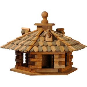 dobar Vogelfutterhaus Blockhaus 68 x 59 x 46 cm Kiefer Braun dobar Vogelfutterhaus Blockhaus 68 x 59 x 46 cm Kiefer Braun
