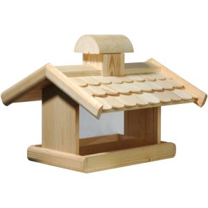 dobar Klassisches Vogelfutterhaus 38 x 38 x 30 cm zum Aufstellen Kiefer Natur dobar Klassisches Vogelfutterhaus 38 x 38 x 30 cm zum Aufstellen Kiefer Natur