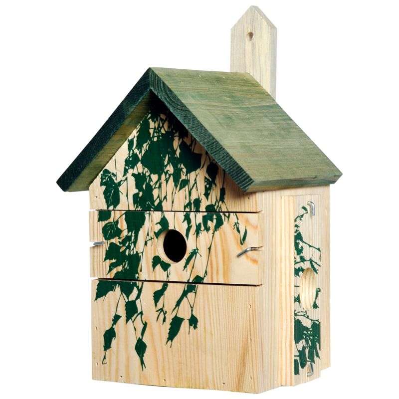 dobar Nistkasten Birke 17,5 x 20 x 32 cm Camouflage-Design
