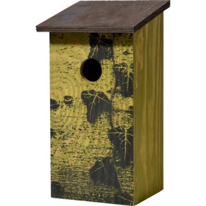 dobar Nistkasten Fagus sylvatica 15,5 x 14,5 x 30 cm Baumrinde-Aufdruck Buche