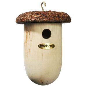 dobar Nistkasten in Eichel-Form Durchmesser 14,5 x 27 cm