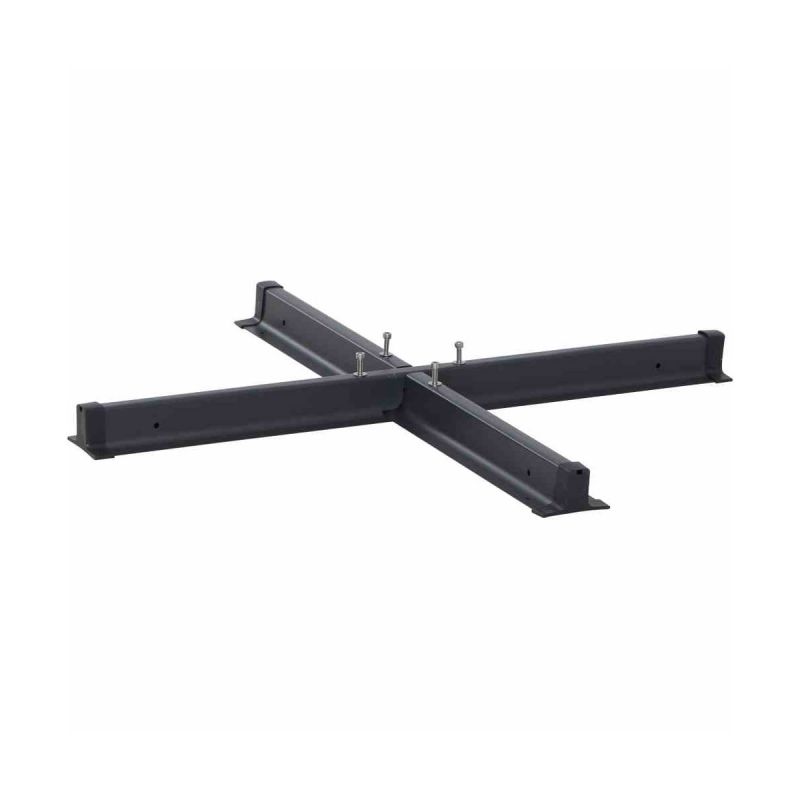 Siena Garden Stahlkreuz-Schirmständer 4 kg 100 x 100 x 6 cm anthrazit