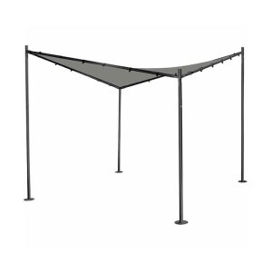 Siena Garden Pavillon „Berlino“, 300×300 cm, hellgrau