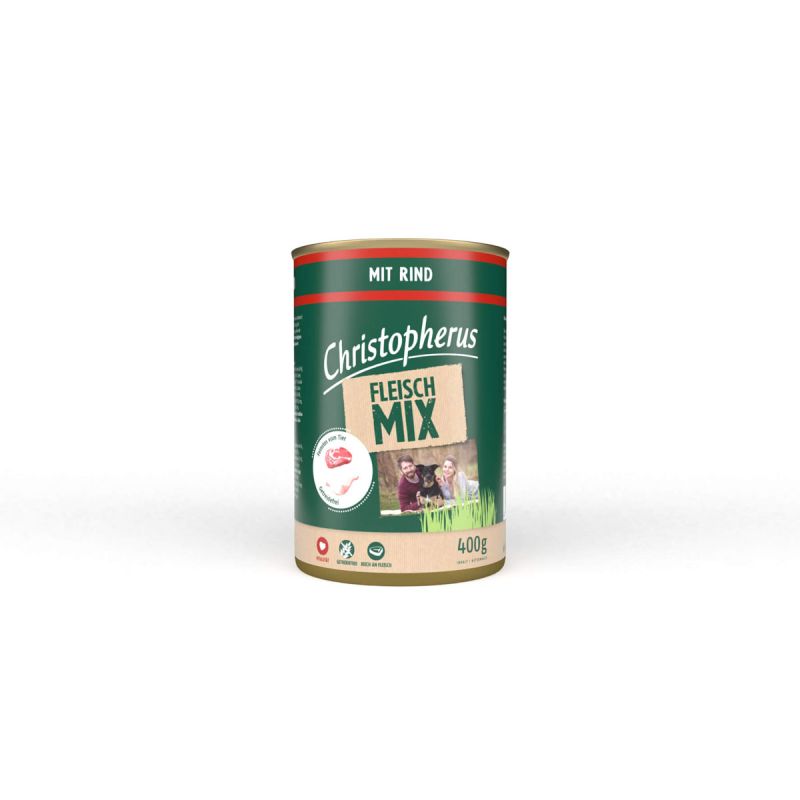 Christopherus Fleischmix mit Rind 400g-Dose