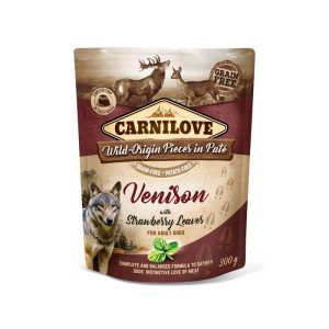 CARNILOVE Paté Hirsch und Erdbeerblätter 300 g CARNILOVE Paté Hirsch und Erdbeerblätter 300 g