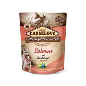 CARNILOVE Paté Lachs und Blaubeeren für Welpen und Junghunde 300 g CARNILOVE Paté Lachs und Blaubeeren für Welpen und Junghunde 300 g
