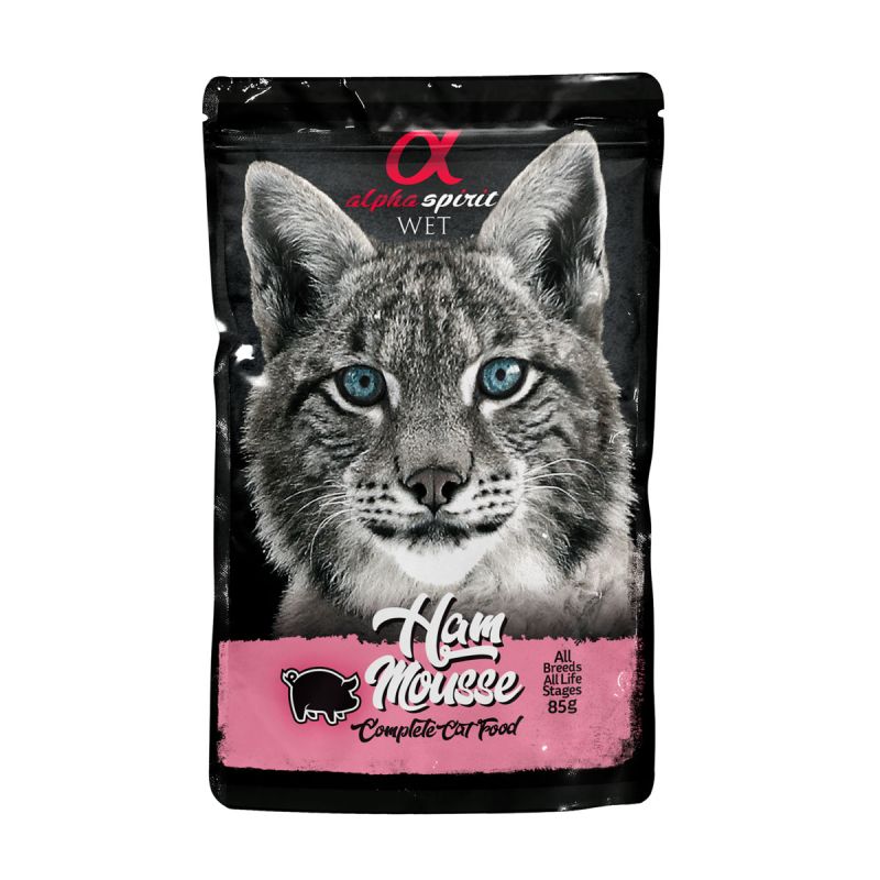 alphaspirit Pouch Mousse Schinken 85g