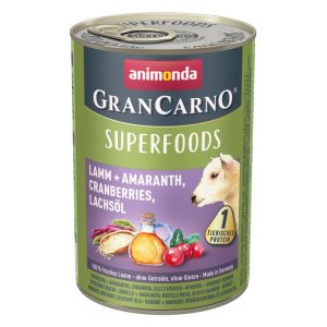animonda Gran Carno Adult Superfood Lamm und Amaranth 400g animonda Gran Carno Adult Superfood Lamm und Amaranth 400g